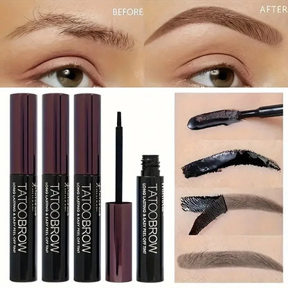 Gel-crème longue tenue Tattoo Brow pour sourcils – Waterproof, résistant, facile à décoller, teinte impeccable