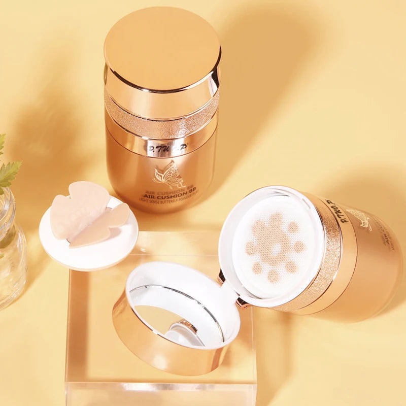 Air Cushion BB – Fond de teint fluide éclat naturel avec applicateur papillon