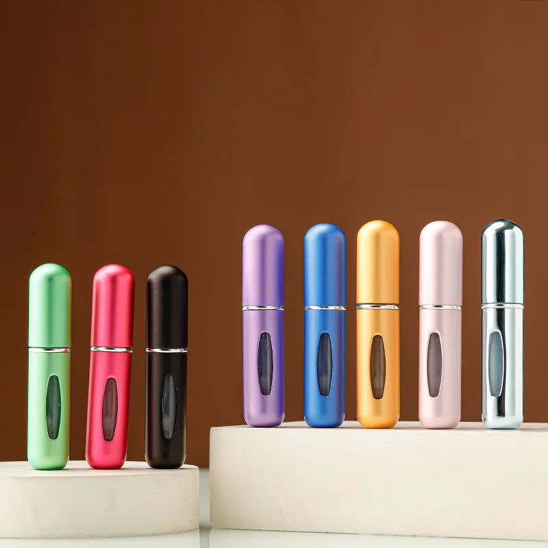 Mini flacon de parfum rechargeable portable de 5 ml ou 8 ml, de voyage