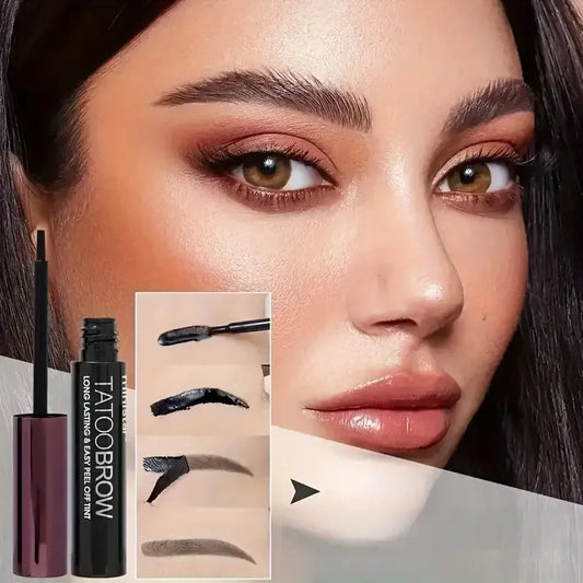 Gel-crème longue tenue Tattoo Brow pour sourcils – Waterproof, résistant, facile à décoller, teinte impeccable