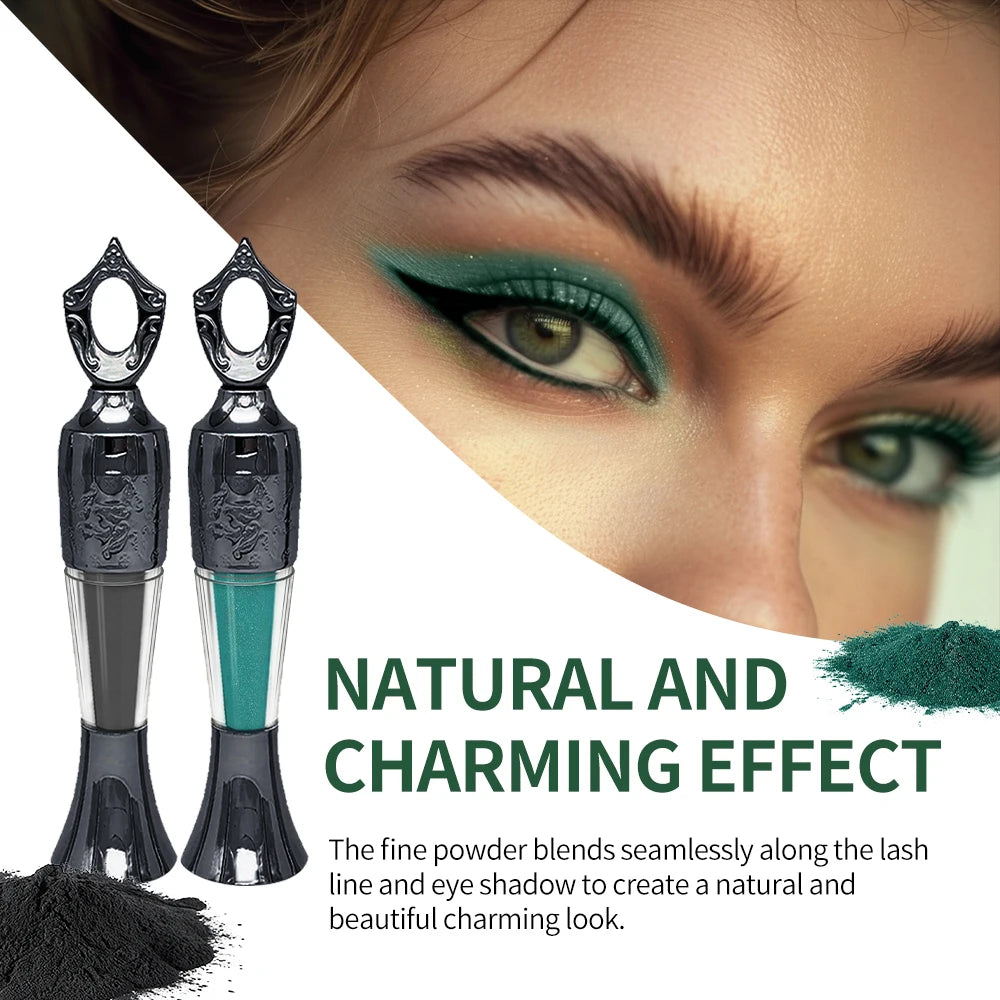 4Colors Etro Bottle Powder Eyeliner Mineral Powder Eye Liner Stick Imperméable Longue Durée Noir Kohl.