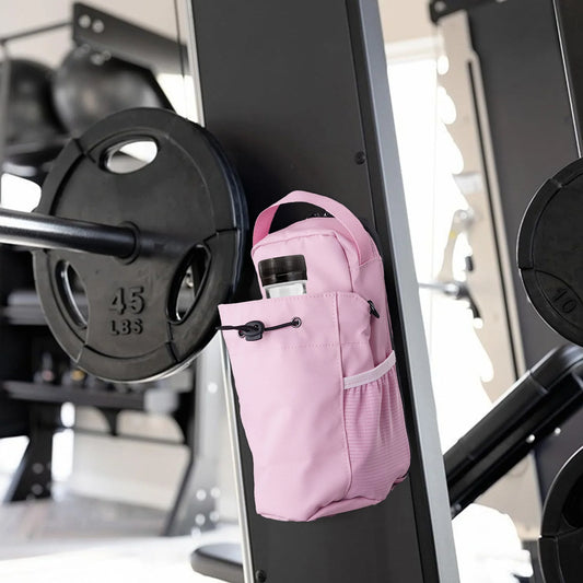 Sac à bandoulière magnétique pour salle de sport Bouteille d’eau et support de téléphone Sac à bandoulière imperméable pour les sports de plein air Accessoires de fitness de voyage