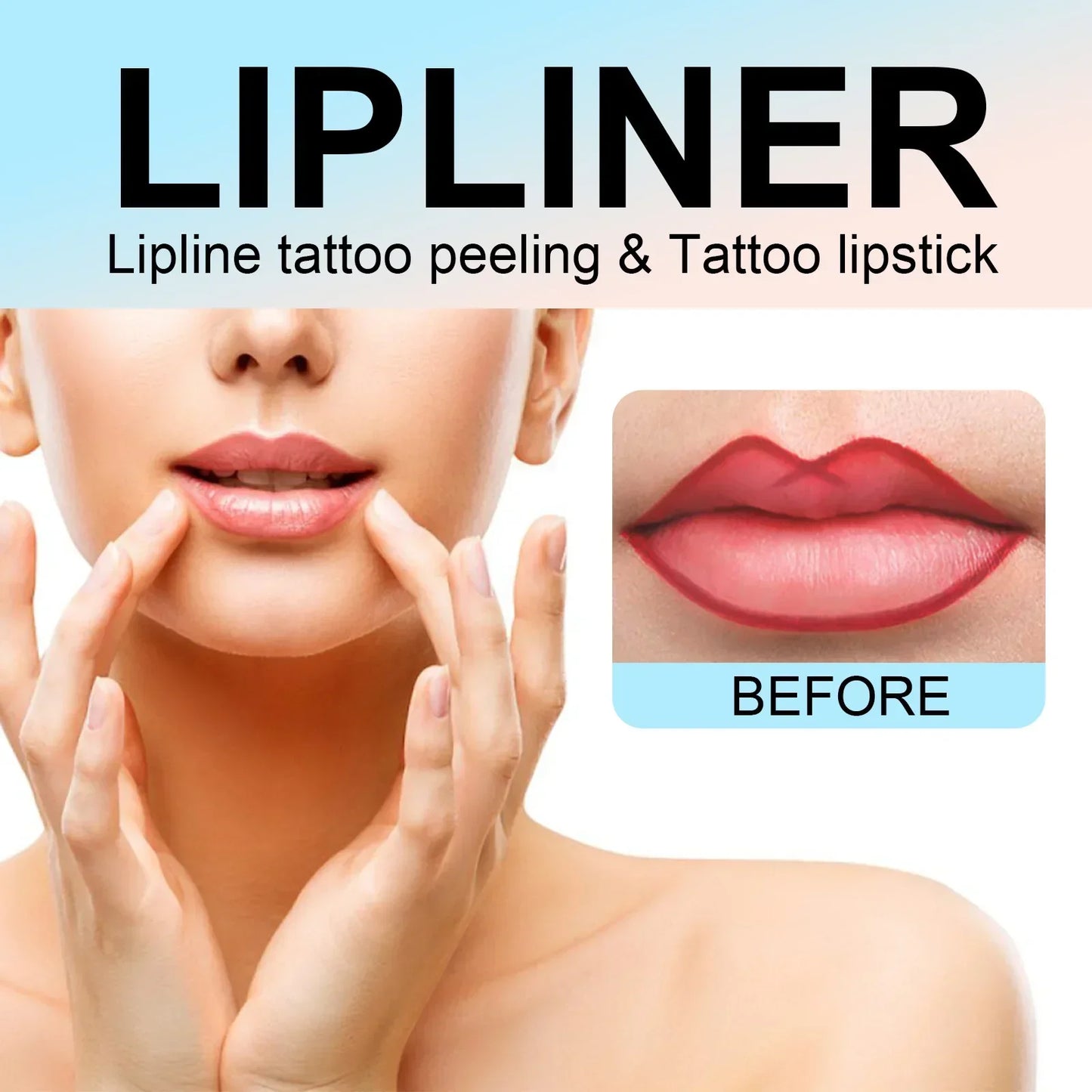 Crayon à lèvres imperméable Peel Off Tattoo Lipgloss Imperméable Longue durée Teinte pour les lèvres mates Contour brun Tear-off Lèvres Tache Cosmétique