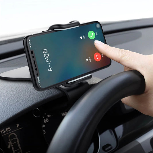 Support de téléphone de voiture rotatif 360 universels pour téléphone portable, tableau de bord de rack de voiture pour prise en main automatique