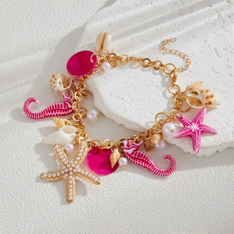 Bracelet de Luxe à Pampilles en Perles – Cristal No.5, Cadeau Élégant pour Femme