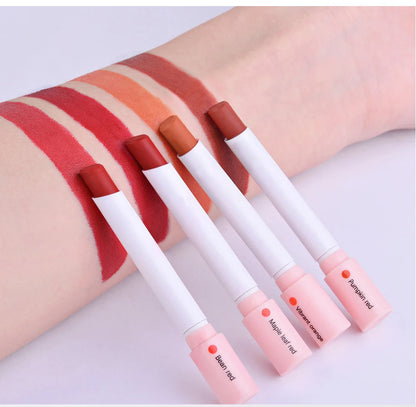 4 Couleurs  Rouge à lèvres Cosmétiques Ensemble de rouge à lèvres Lip Tint Lip Gloss Waterproof Maquillaje Matte Long Lasting Make Up Pomade Kits