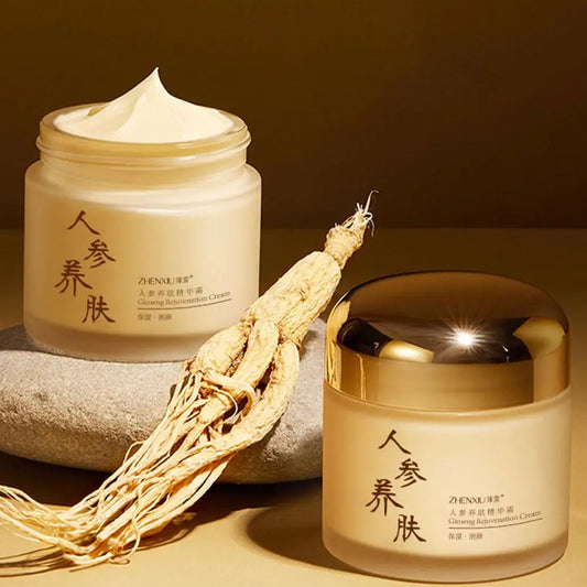 Ginseng Crème pour le visage Anti-rides Hydratant Lissant Ginseng Sérum Anti-âge Réduire les ridules Hydratant Soins de la peau 60g