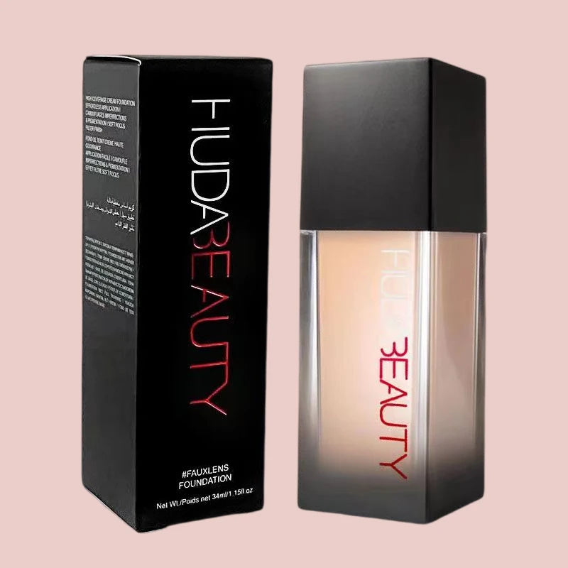 Fond de teint mat HUDA 9 couleurs, 34 ml, anti-cernes, nourrissant, longue tenue, anti-cernes, cosmétique respirant. HUDA BEAUTY