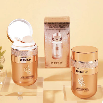 Air Cushion BB – Fond de teint fluide éclat naturel avec applicateur papillon