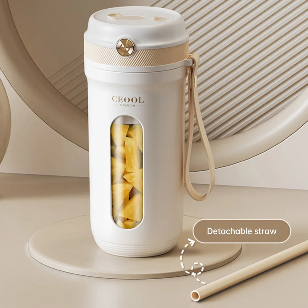 cette tasse rechargeable de 350ml vous permet de créer des boissons saines et délicieuses en quelques secondes. Idéal pour les voyages et les pique-niques