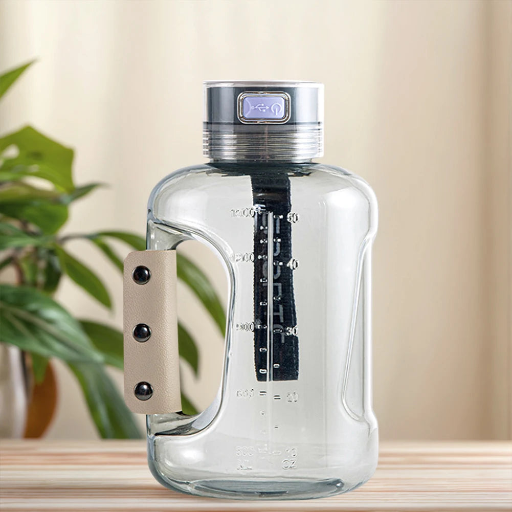 Bouteille d'eau d'hydrogène de 1,5L Machine d'ioniseur d'eau d'hydrogène rechargeable.
