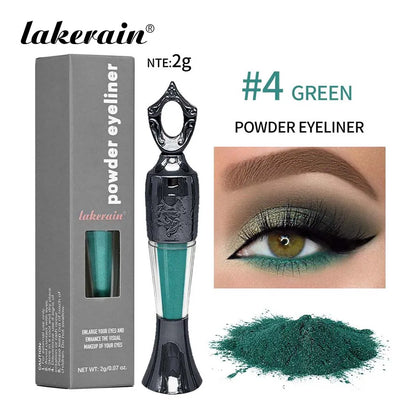 4Colors Etro Bottle Powder Eyeliner Mineral Powder Eye Liner Stick Imperméable Longue Durée Noir Kohl.