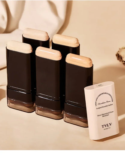 TVLV gomme fond de teint stick 20g, avec pinceau, fond de teint  longue tenue