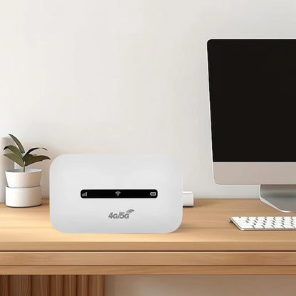 4G LTE Mobile WiFi Router 3000mAh 150Mbps Wireless Internet Router with SIM Card Slot Modem Router for Home Office Car Travel