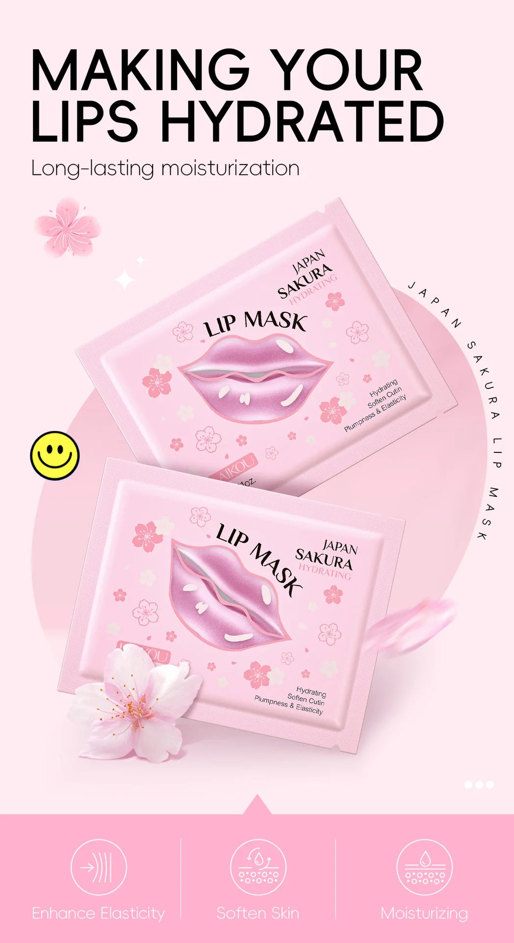 Masque pour les lèvres LAIKOU Sakura 6 g Hydratant