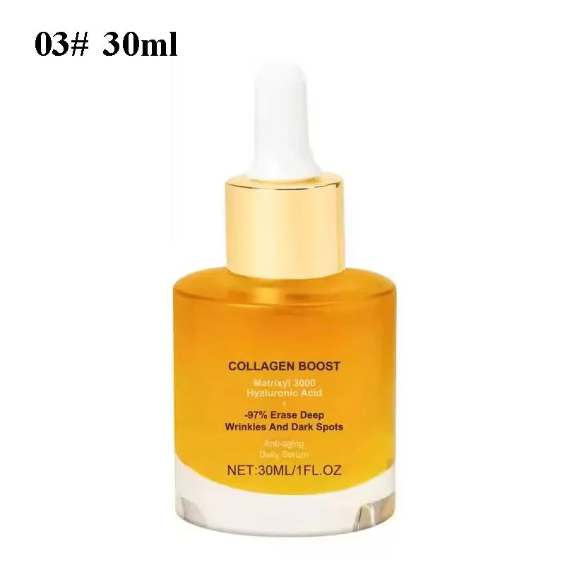 Gold Ginseng Face Essence Polypeptide Lightning Moisture Smoothing Facial Serum pour les soins de la peau 120ml/30ml Ginseng Toner