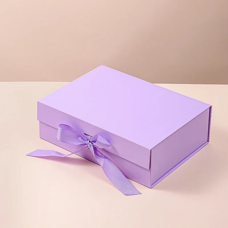 Coffret cadeau magnétique de luxe, coffret cadeau pliable, couvercle rabattable, cadeau st Valentin