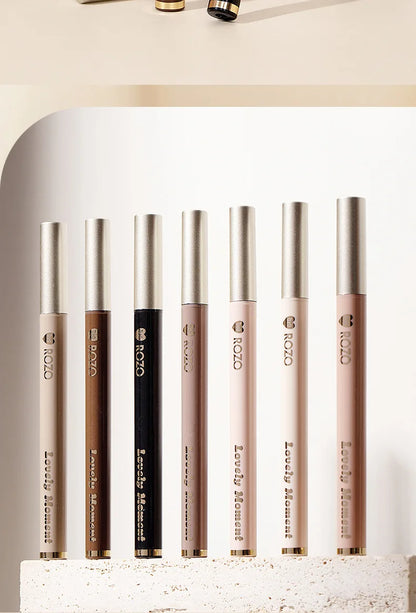 Eyeliner liquide ultra-fin Imperméable Paillettes Matte Black Shiny Eyeliner Lying Silkworm Pen Eye Beauty Party Makeup Tools