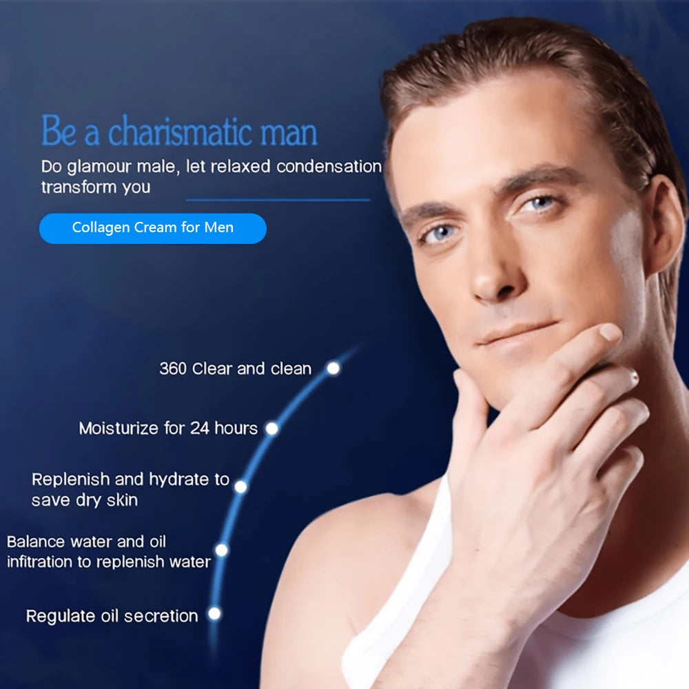 Crème anti-rides pour hommes Enlever les rides du visage et du cou Raffirmer l
