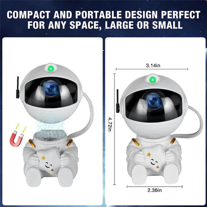 Projecteur d'étoiles Galaxy Night Light Astronaute Space Projector Starry Nebula Ceiling LED Lamp for Bedroom Home Decorative kids gift
