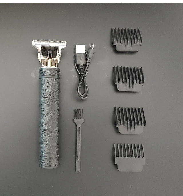 Rasoir Électrique Professionnel 3-en-1 pour Hommes  Tondeuse à barbe • Rasoir cheveux & contours • Style barber haute précision