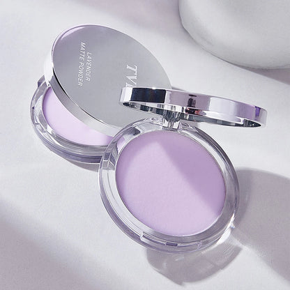 Poudre crème violette imperméable, bâton naturel pour le visage, poudre cosmétique