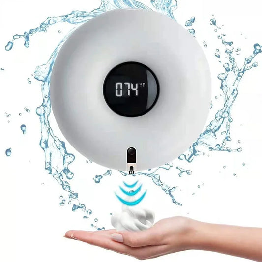 Distributeur de savon mural 280ml Distributeur de savon à mousse liquide automatique sans contact Désinfectant pour les mains Salle de bain Accessoires pour la maison