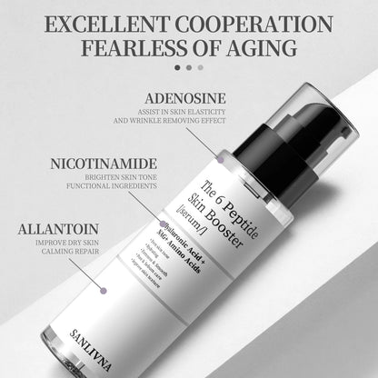 6 Peptide Essence L'ensemble de soins de la peau rafraîchissant.