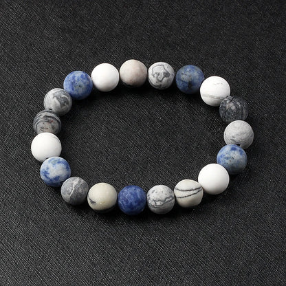 🌌 Bracelet Galaxie – 8 Planètes du Système Solaire & Étoile Gardienne