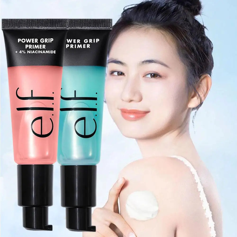 Gel Primer Power Grip Acide Hyaluronique et Niacinamide 4% Acide Éclaircissant Hydratant Longue Durée.