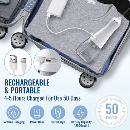 Dental Oral Irrigator Water Wire Teeth Wire Pick Mouth Washing Machine 5 Nozzles 3 USB Modes Rechargeable 300ml Tank