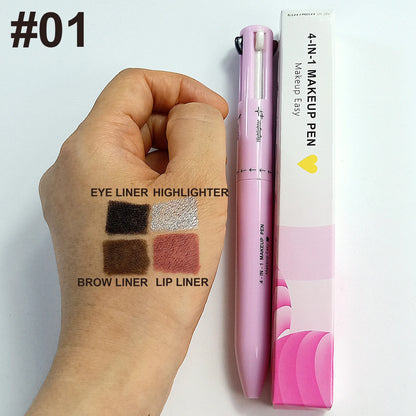 Crayon à sourcils 4 en 1, eye-liner, waterproof, longue tenue.