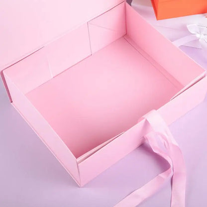 Coffret cadeau magnétique de luxe, coffret cadeau pliable, couvercle rabattable, cadeau st Valentin
