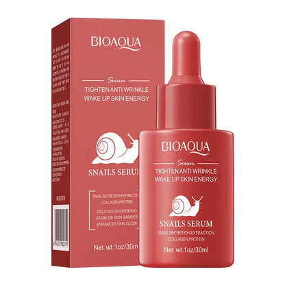 BIOAQUA – Sérum Visage Concentré à la Vitamine C, Rétinol & Acide Hyaluronique, Essence Anti-Âge Éclaircissante.