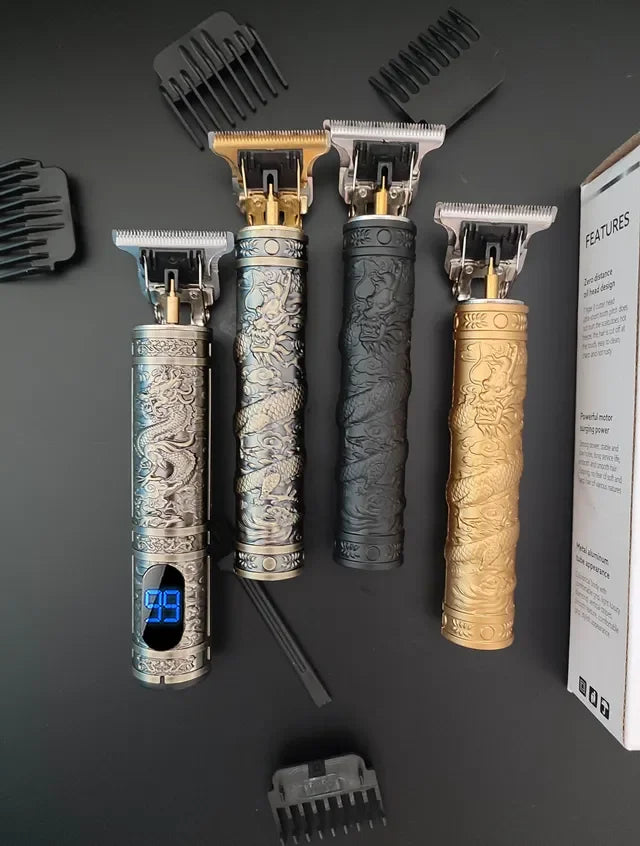 Rasoir Électrique Professionnel 3-en-1 pour Hommes  Tondeuse à barbe • Rasoir cheveux & contours • Style barber haute précision
