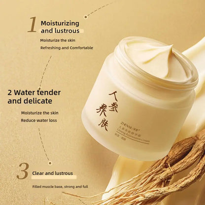 Ginseng Crème pour le visage Anti-rides Hydratant Lissant Ginseng Sérum Anti-âge Réduire les ridules Hydratant Soins de la peau 60g
