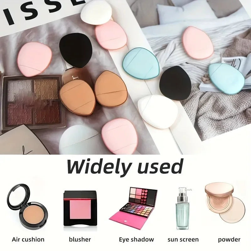 5/10Pcs Mini Finger Puff Foundation Petit Coussin D'Air Poudre Éponge Facial Correcteur BB Crème Applicateur Cosmétique Outils De Maquillage