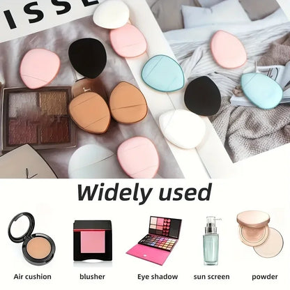 5/10Pcs Mini Finger Puff Foundation Petit Coussin D'Air Poudre Éponge Facial Correcteur BB Crème Applicateur Cosmétique Outils De Maquillage