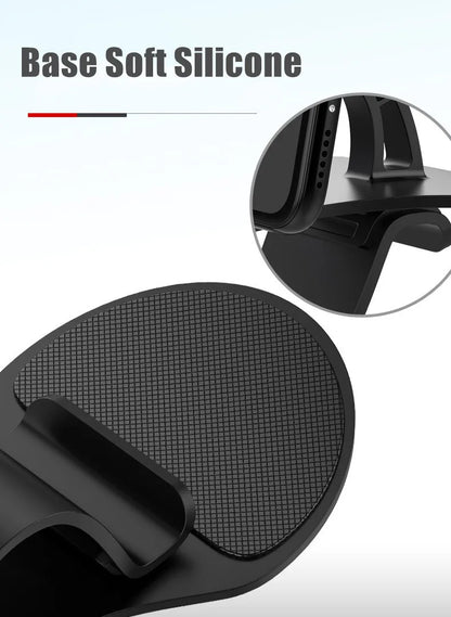 Support de téléphone de voiture rotatif 360 universels pour téléphone portable, tableau de bord de rack de voiture pour prise en main automatique