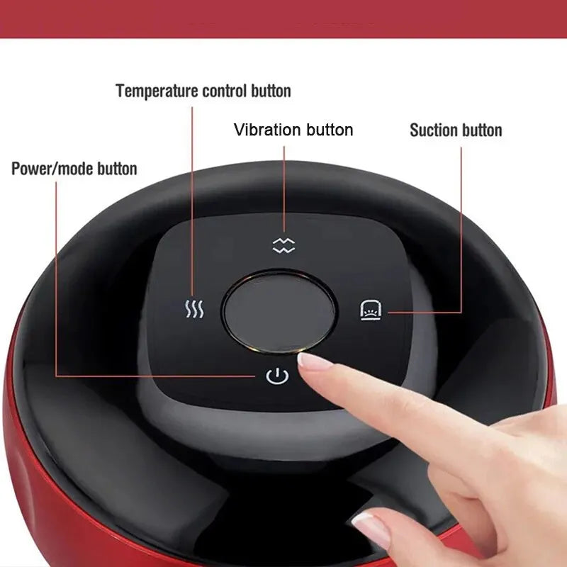Dispositif de Massage et Grattage Intelligent par Ventouse Chauffante